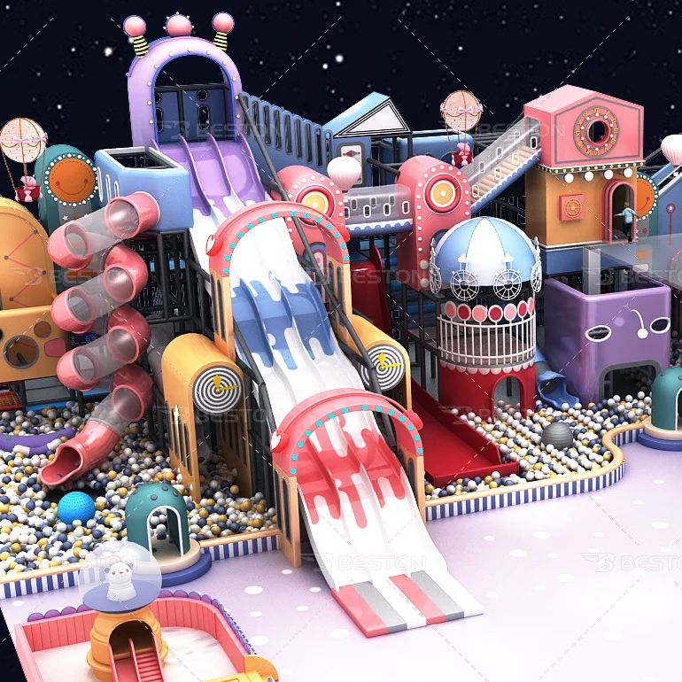 Игровой центр непослушный замок детские игры оборудование для игровых площадок