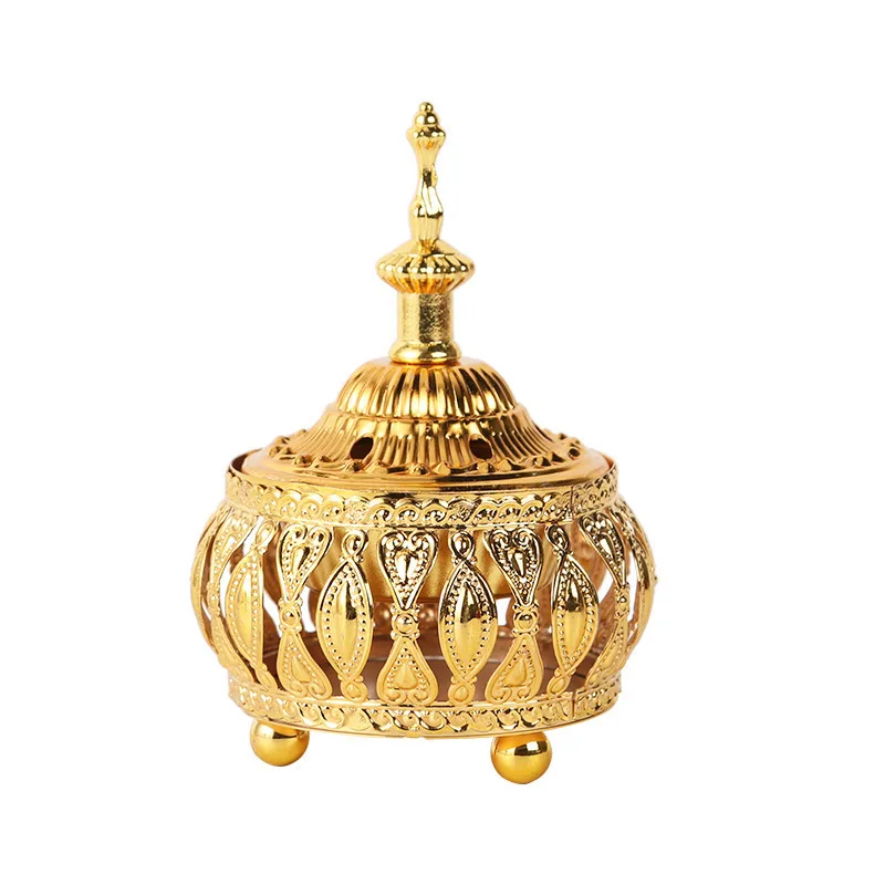 Middle Eastern European Style Simple New Design Home Portable Luxury Metal Incense Burner