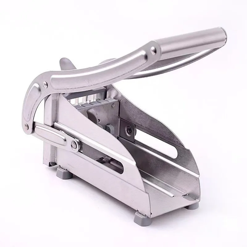 Dropshipping Stainless Steel Kitchen Tool Potatoes Cutter Household Cucumber Vegetable Chips Slicer French Fries Cutter Machine