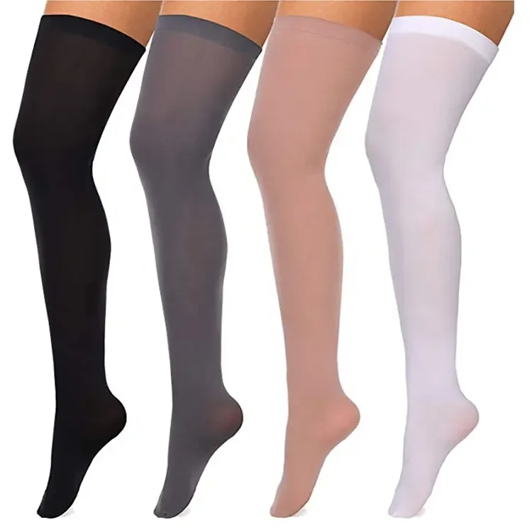 WUYANG FACTORY wholesale Women Silk Thigh High Stockings Nylon Socks