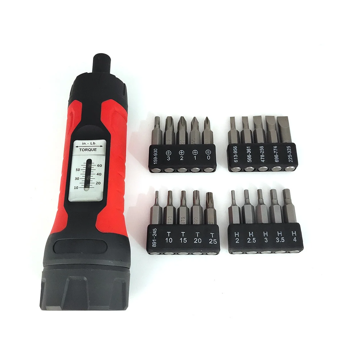 Good Quality 21pcs 10-65in-lb Torque Screwdriver Set Value Adjustable Easy reading Hand Tools For Auto Bike Repair