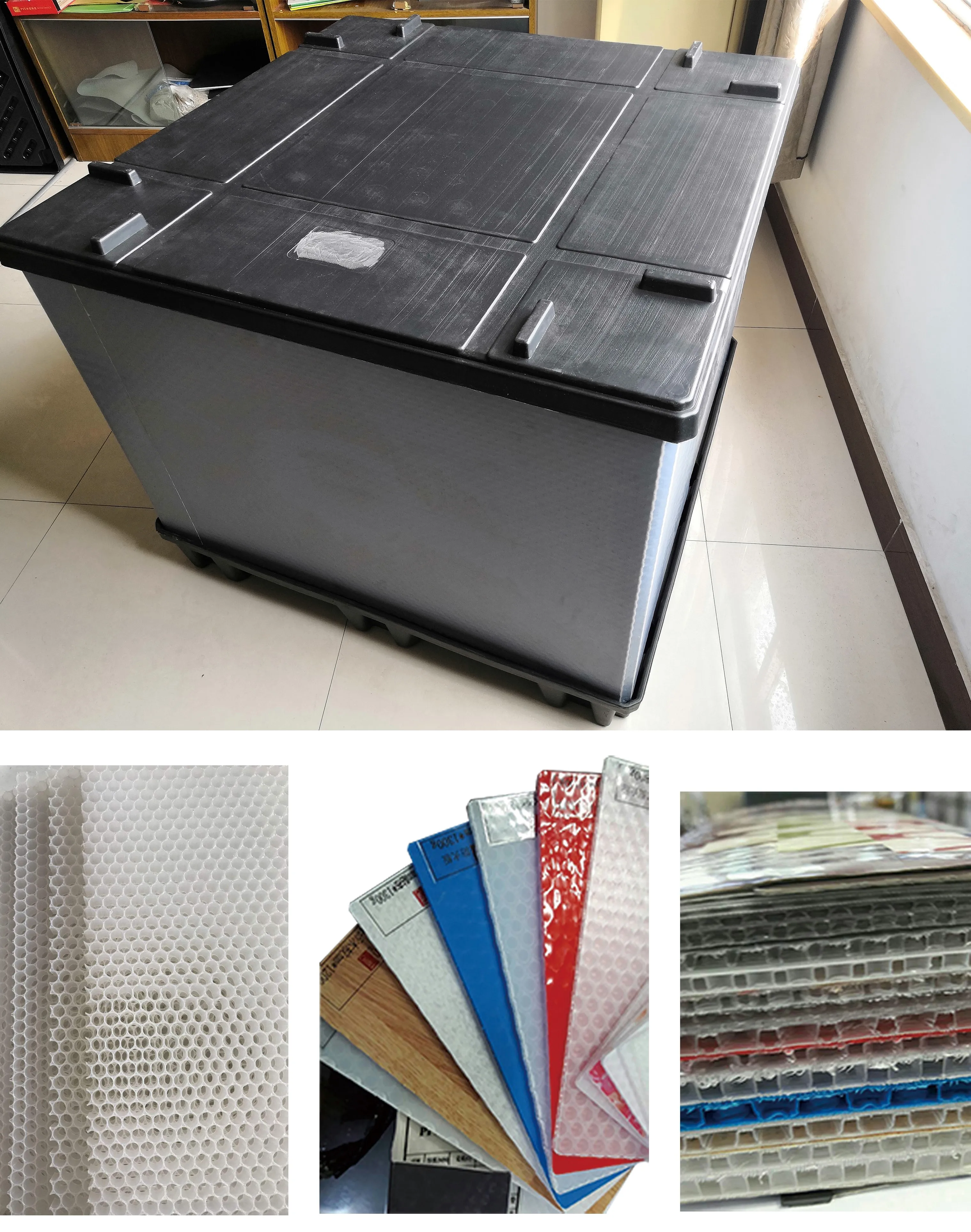 Plastic Cellular Plate Three layers PP Honeycomb Sandwich Board Panel Extrusion Making Machine