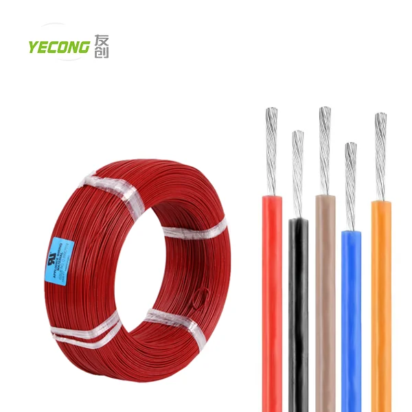 Tinned copper hook up wire 200 degree FEP insulated flexible copper wires with ul approval