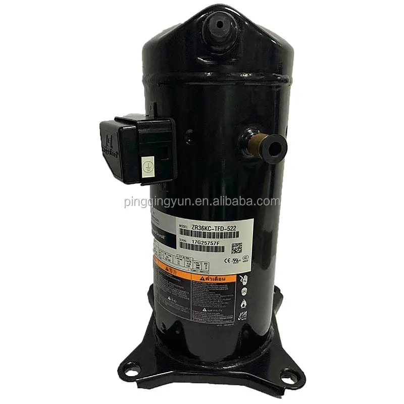 ZR36KC-TFD-522 ZR36KC-PFJ-522 R22 Emerson Refrigeration Compressor Copeland 3HP Oliless Freezing Unit Scroll Compressor