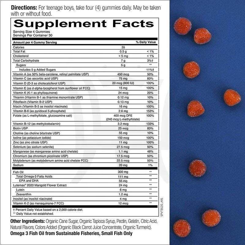Multifunctional Gummies With Multivitamins Omega 3 Fish Oil For Eye Health,Maintain Body Energy And Protect Bone