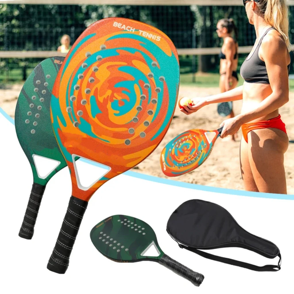 Factory OEM Custom Holographic Print Tennis Beach Racket