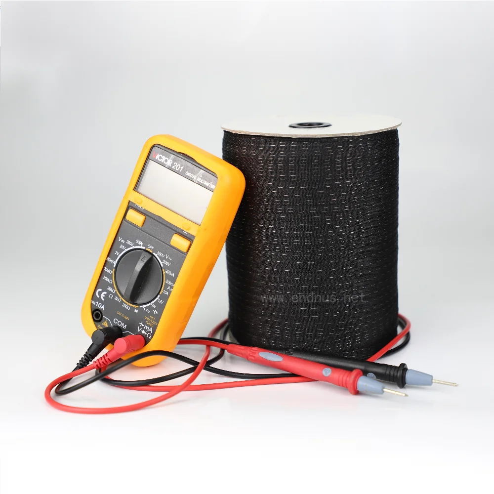 Electrostatic Discharge Anti Static Conductive Silver Fiber 10mm ESD Ribbon For Foot Grounders