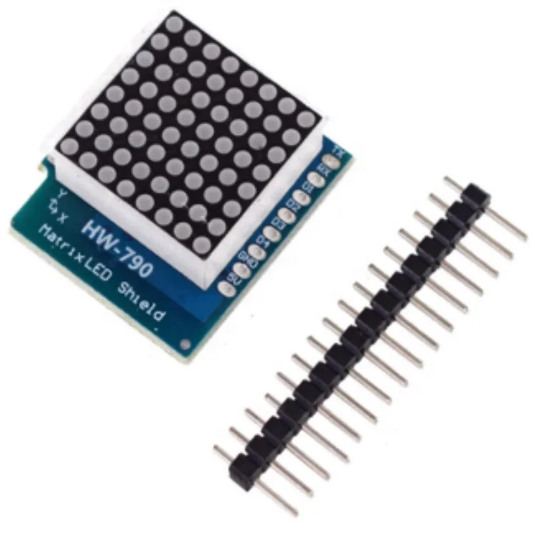 Matrix TM1640 LED Shield V1.0.0 for WEMOS D1 Mini Digital Signal Output Controller Module 8x8 Dot Board Control Expansion Module