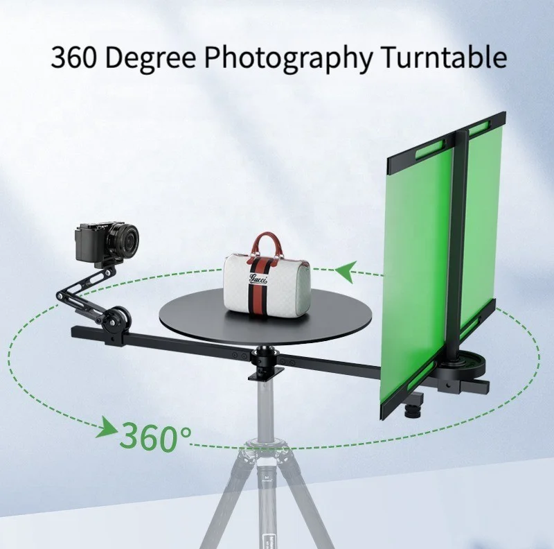 360 Rotating Camera Platform Photography Turntable Spin Table 360 Spinner Professional Surround Shooting Spinning Platform 3kg