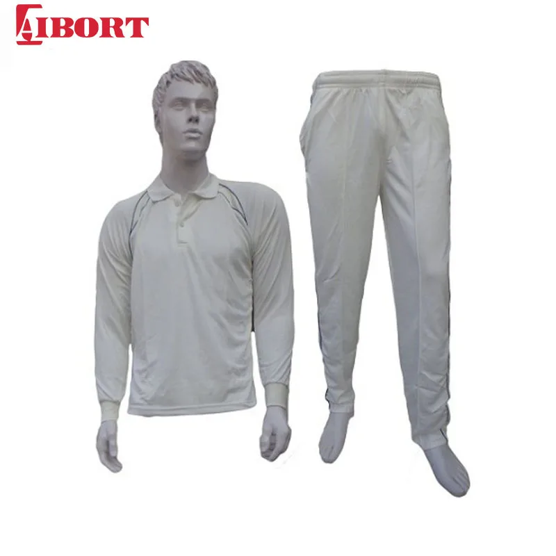 Blue New Sublimation Tennis Shirt Design And Trouser Jersey Cricket OEM Custom your team design logo name number by sublimation