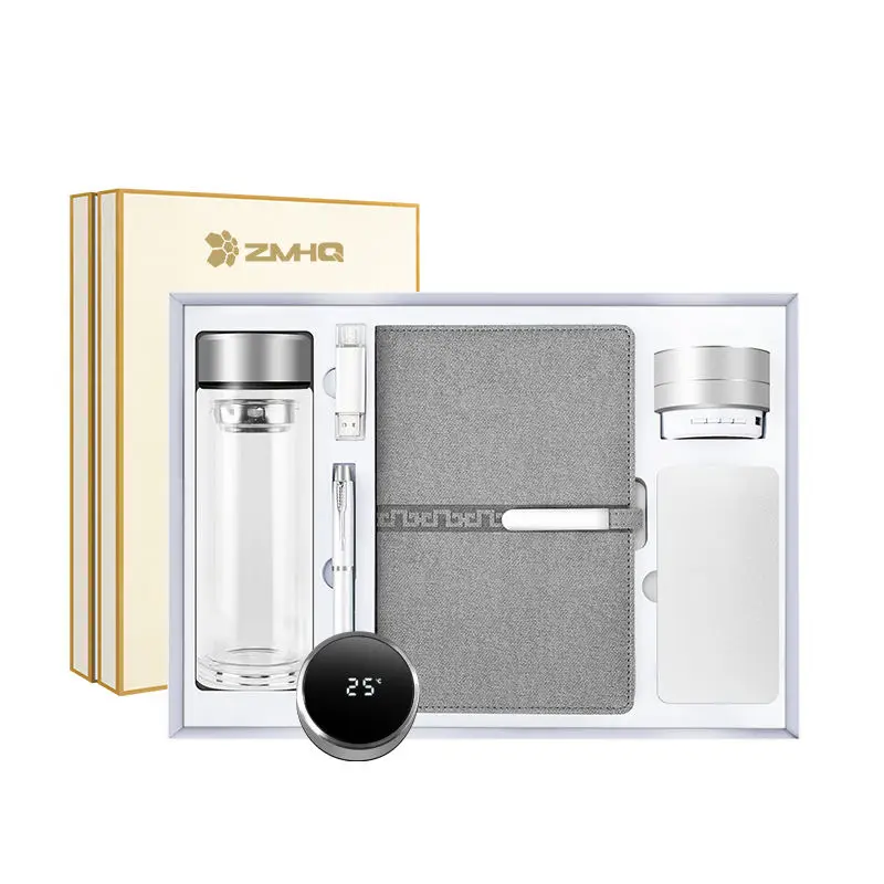 Custom logo Business anniversary Gift Promotional 6 in 1 Corporate luxury Gift set