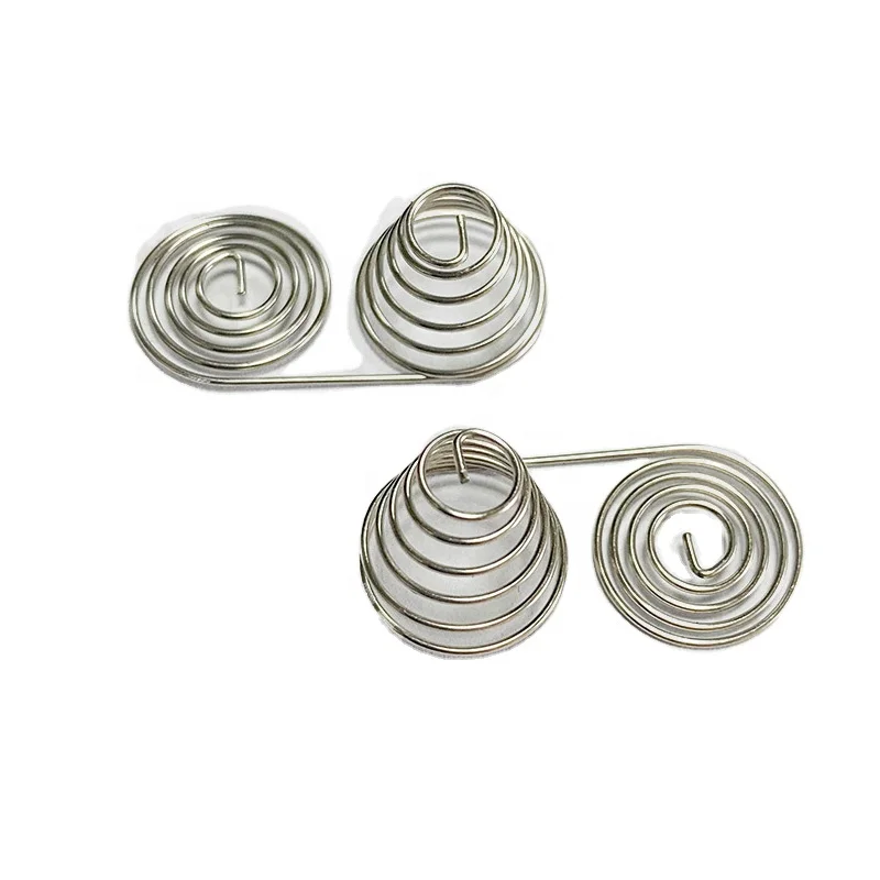 Factory Supply Oem Odm Aaa Battery Springs Metal Double Tower Type Battery Spring