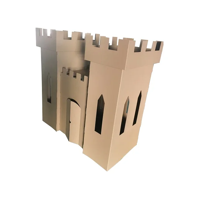 Cardboard kids  Playhouse Cardboard castle