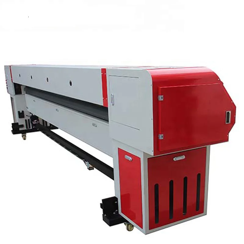 Competitive price 3.2m digital flex banner printing machine with konica 512 42pl printhead