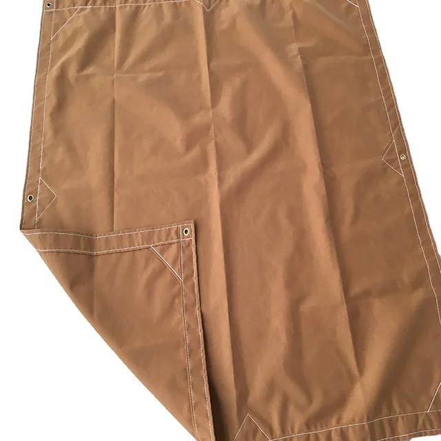 Finished size  canvas tarpaulins with grommets