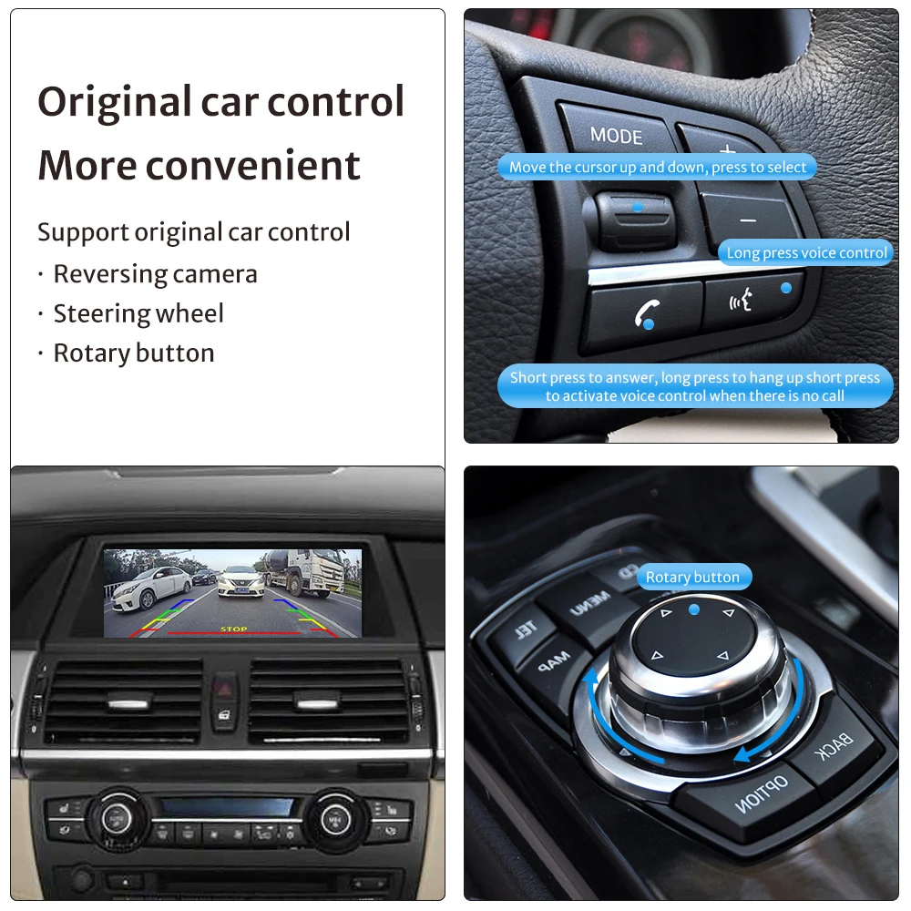 Wireless CarPlay Android Auto Multimedia Video Box For BMW NBT Android 11 Wireless CarPlay