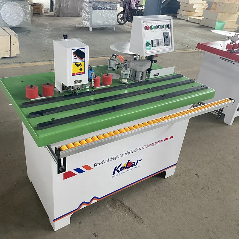 MF50A Automatic Woodworking Edge Banding With Gluing Automatic Strip