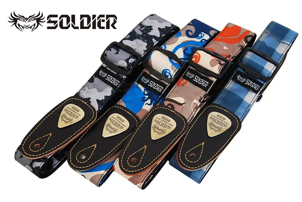 Flower pattern guitar belt OEM guitar straps