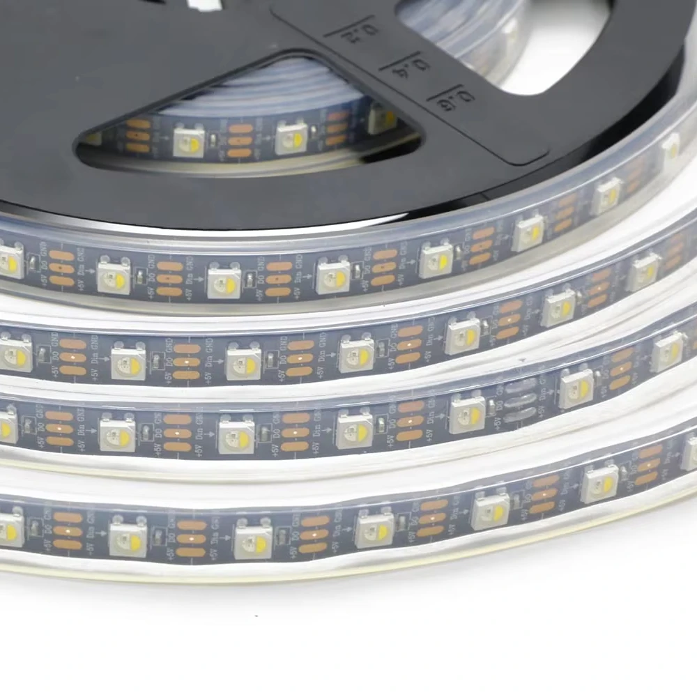 Dream Color RGBW Addressable SK6812 5V IP65 Silicone Tube Waterproof IC 6812 Pixel LED Strip Light