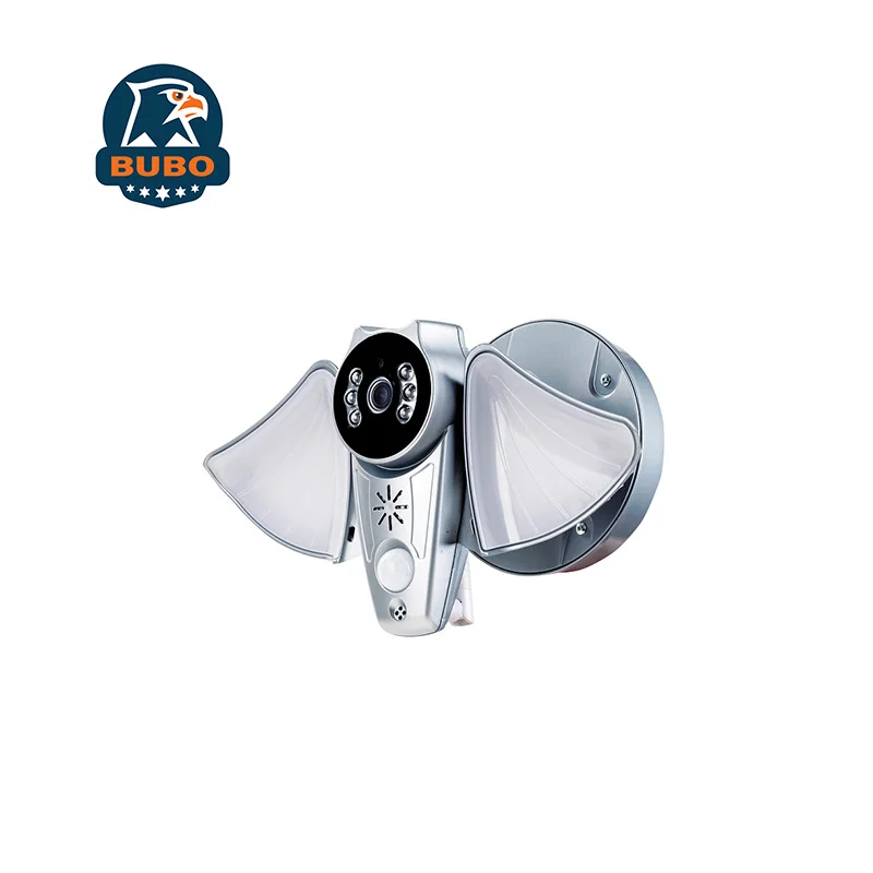 
Bubo 360 Degree Adjustable Support Two-Way Voice Intercom Remote Operated Siren Playback Home Security Camera 
