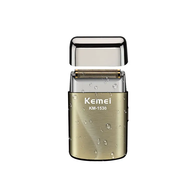 Kemei KM-1536 Professional Foil Shaver Electric Razor For Bald Head Cordless Smooth Shaving Machine Close Shave Beard Trimmer