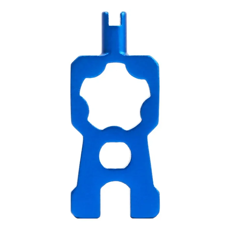 Multi-function bicycle valve wrench tool alloy 4 in 1 road folding bike spanner for sale