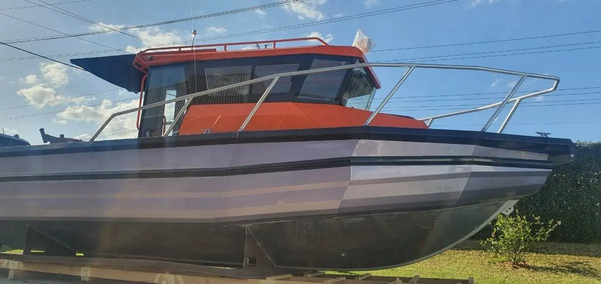 America 25ft Fishing Vessel New Build Easy Craft Center Cabin Aluminum Fishing Boats For Sale