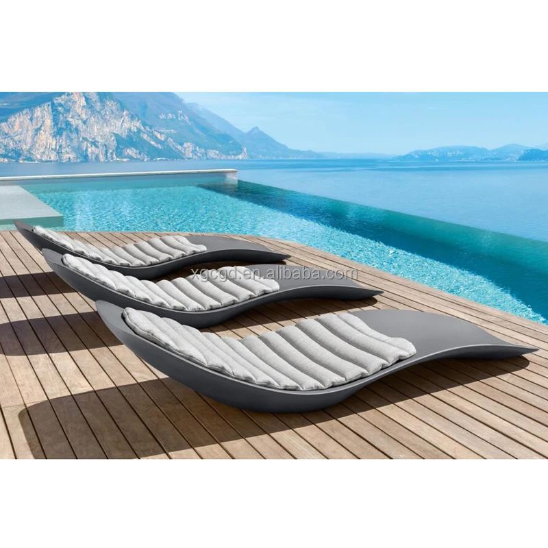 Israel Luxury Outdoor Deck chairs in water Lounger Chair Israel In Pool Waterproof wave Sun Lounger