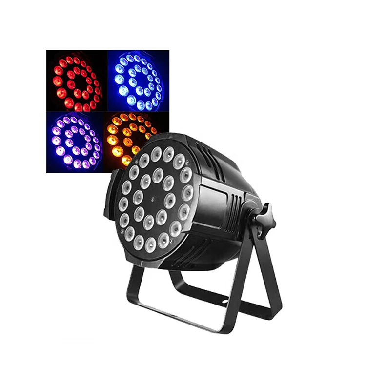 Высокое качество 24x18 Вт Rgbwa Uv 6 в 1 смешивающий Цвет Dmx512 светодиодные лампы для бара диско