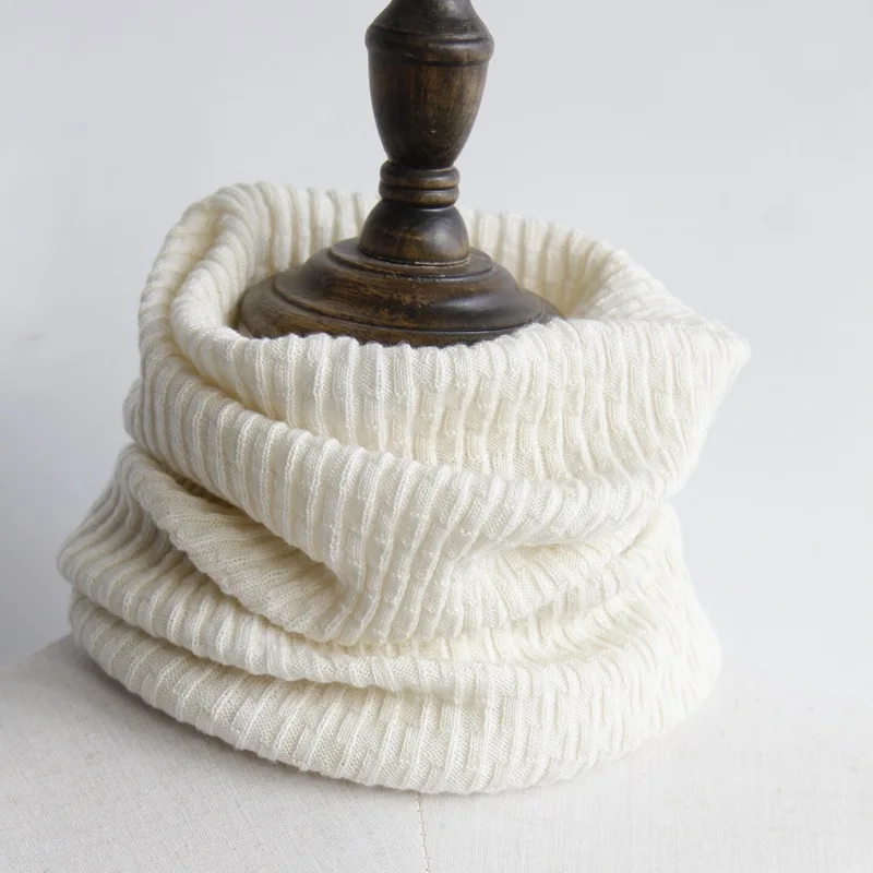 Mulberry silk cashmere scarf knitted Fall winter warm scarf