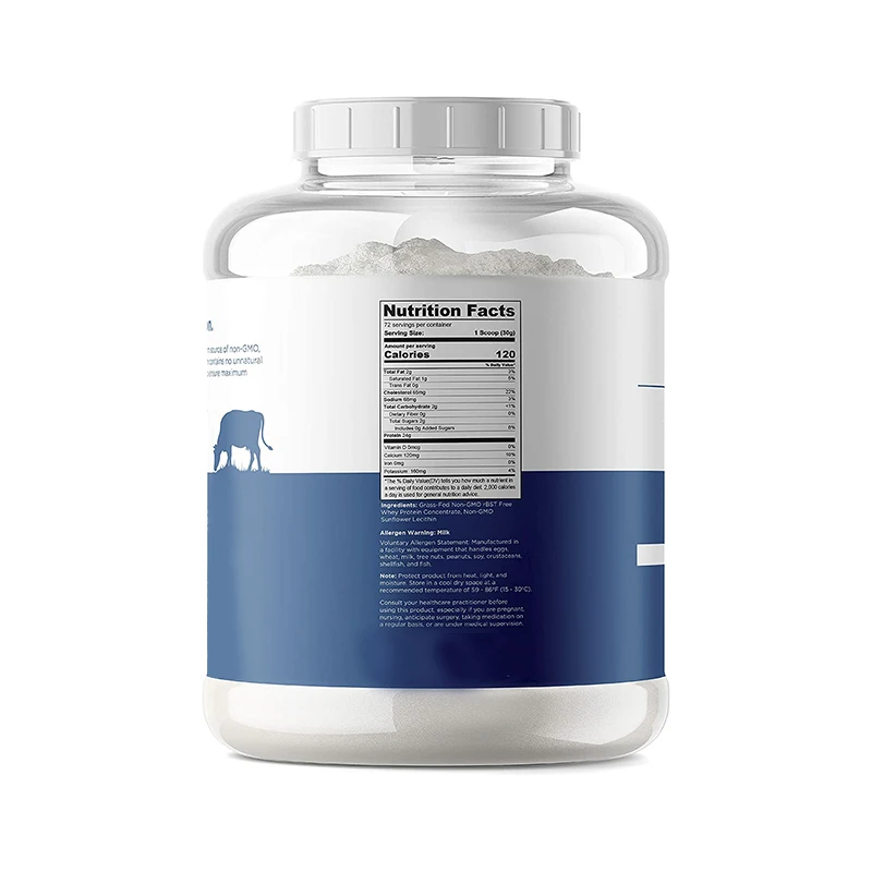 China Manufacturer Custom Formula Bodybuilding Supplements Whey Protein 100% Gold Standard