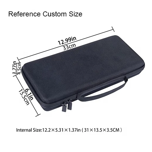 Custom Size EVA Electronic Computer Musical Wireless Leather Keyboard Bag Packaging Box Mechanical Felt Keyboard Flight Case