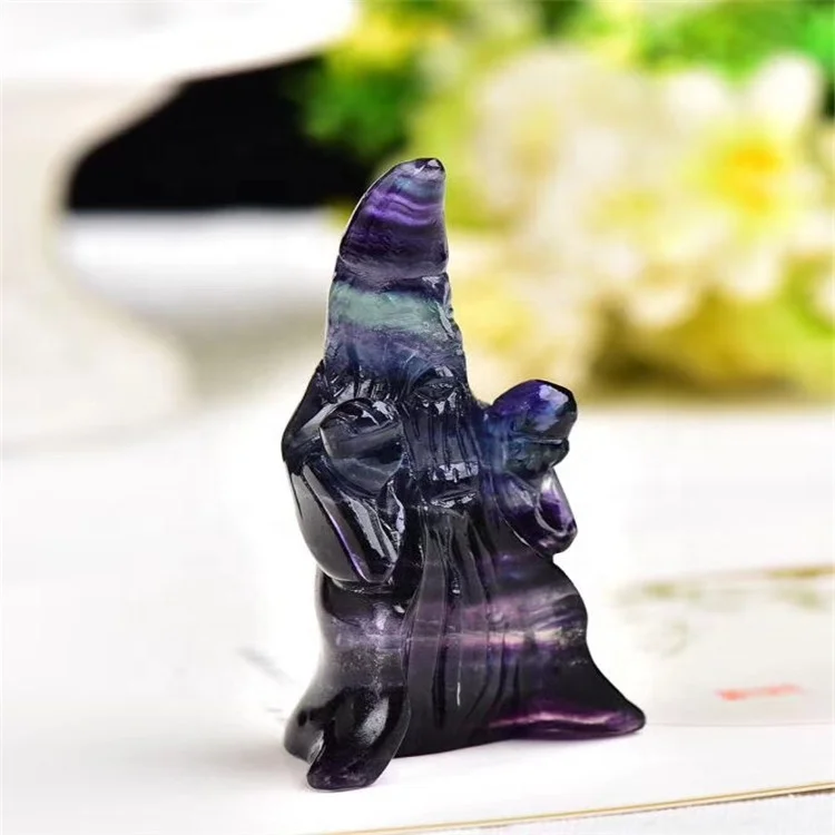 Оптовая продажа, натуральный драгоценный камень Robin Crystal, резная резьба из Черного Кварца для рукоделия