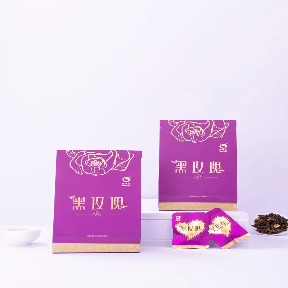 Factory Hot Sale Hunan Chinese Tea dark rose with rose flavor body care For Beauty Skin Care