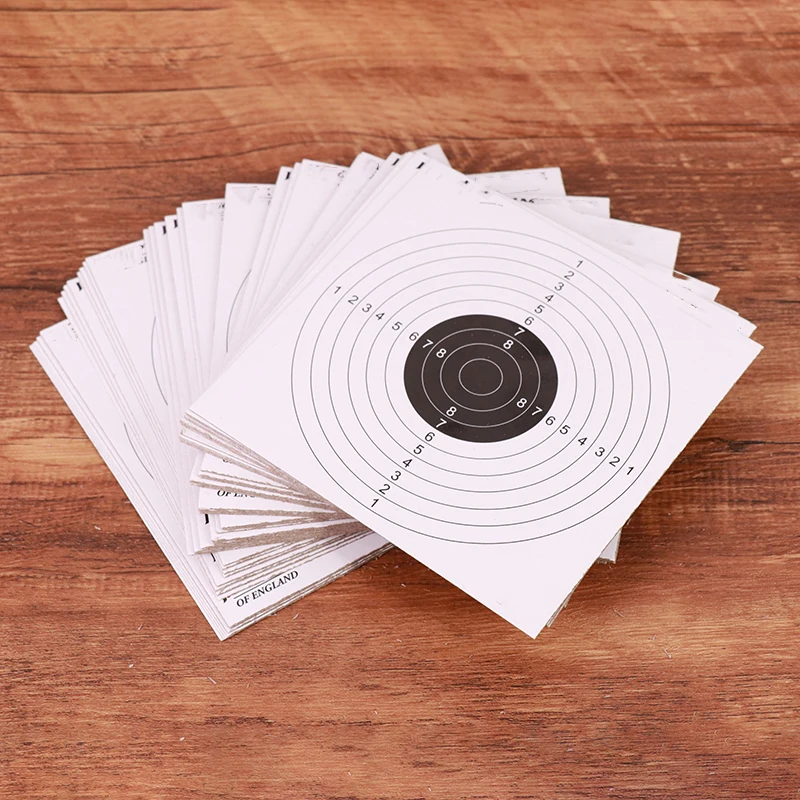 Shooting Accessories Circular Paper Targets Non-Adhesive Training Aim Shooting Paper Target 14 cm 100 pcs