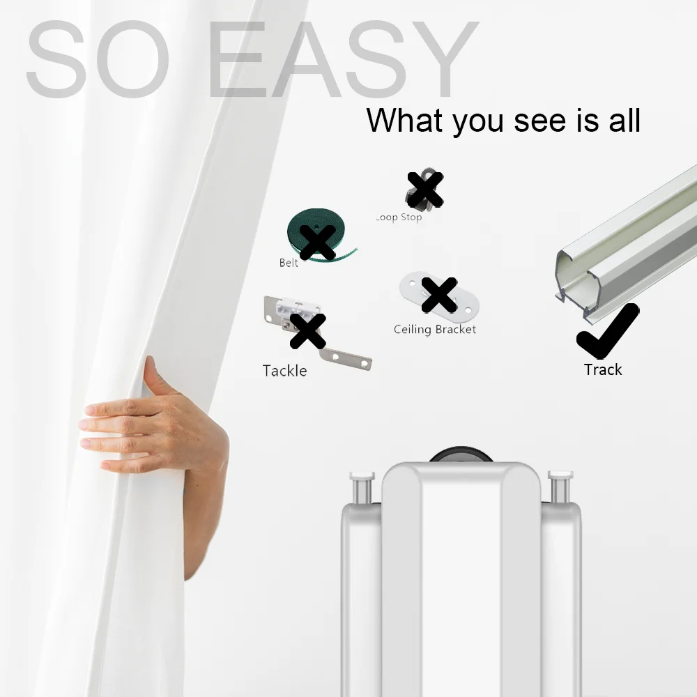 Smart Curtain Openers with Remote Alexa Voice Control Tuya Smartlife