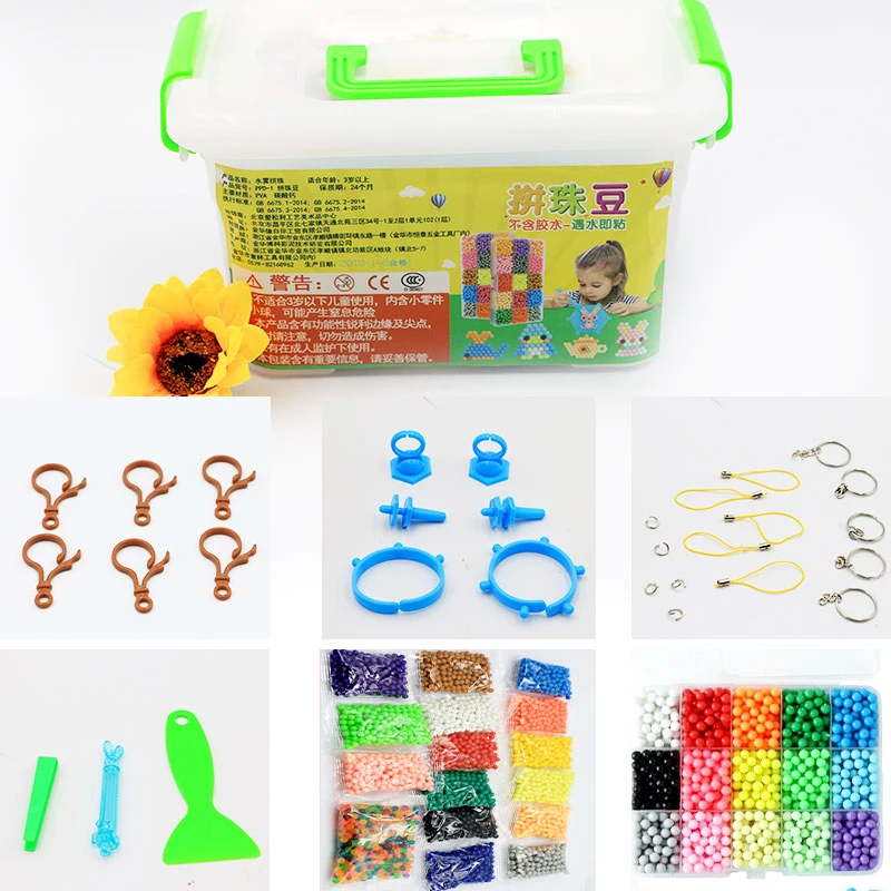 Puzzle Kids Gift Toys DIY Water Sticky Beads Water Beads Magic Spell Beans Water Fog Magic Beads