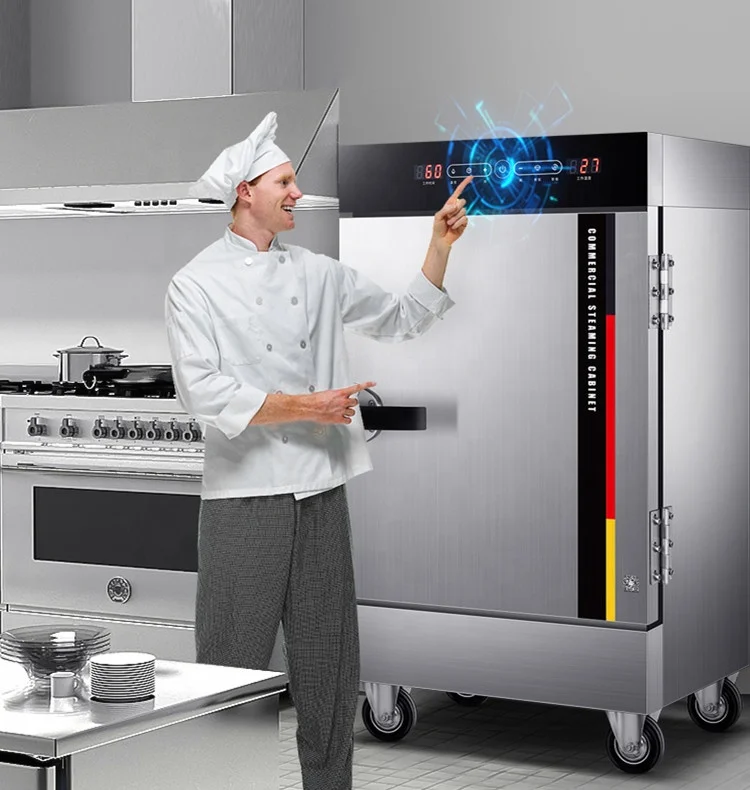 Commercial Bun Rice Steamer Electric rice Steaming Cabinet High Efficiency Food Steamer