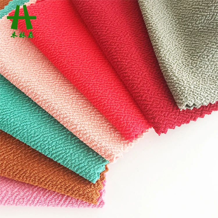 Mulinsen Textile Knit Jacquard Jersey Polyester Spandex Liverpool Fabric