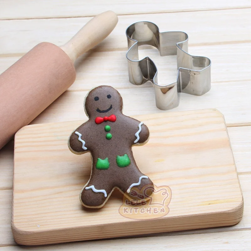 Christmas Cookie Cutter Holiday Cookies Molds stainless steel gingerbread man cookie cutter