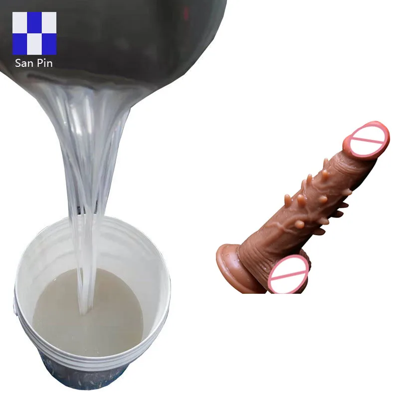 Hot Sale RTV 2 Silicone Platinum Cure Silicone Liquid Silicone Rubber For Sexy Toys Adult Dolls Dildo Penis Making
