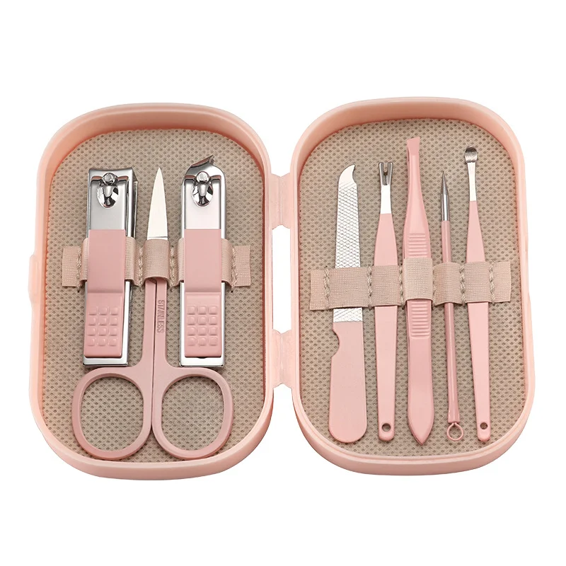 Professional 8 in 1 Macaron Care Nail Set 18 in 1 Pedicure & Manicure Beauty Tools PP gift box nail clipper set