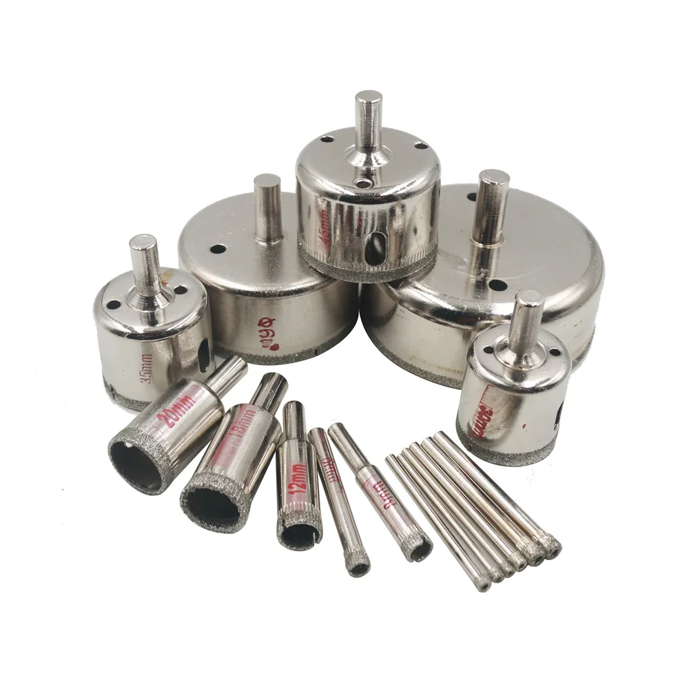 Marble and Granite Core Drill Bits 3-230mm Diamond Grit Drill Bit Tile Hole Saw for Tile and Glass