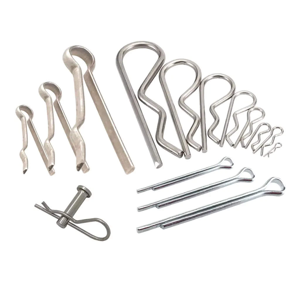 Heng Sheng wholesale custom cotter fastener opening pin insurance pin  R-shaped wave pin