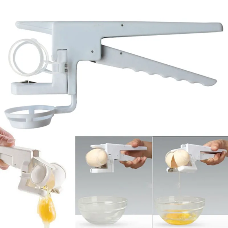 Factory Wholesale Custom Logo High Quality Easy Egg Cracker White Yolk Egg Divider Tool Egg Shell Breaker Divider