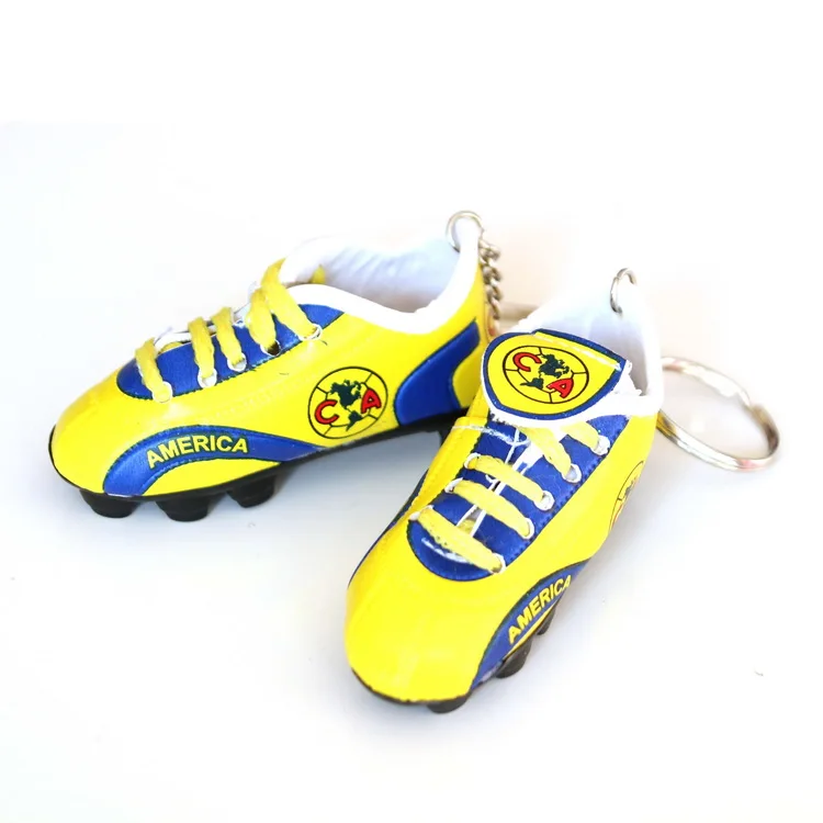 Wholesale custom logo Hrvatska Croatia souvenir 3d miniature soccer shoes keychains