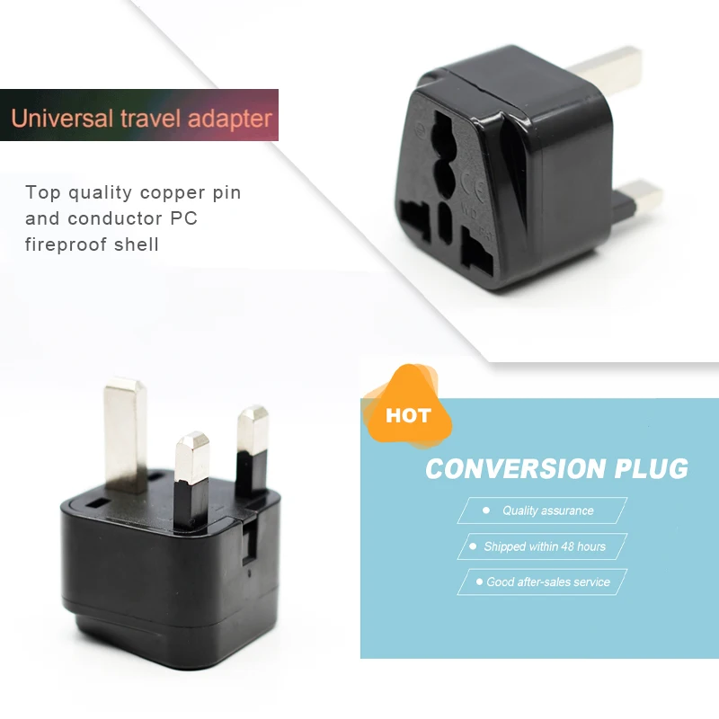 UK to AU Adapter Universal EU power plug Female adapter to UK 3 PIN Male converter connector ADAPTER