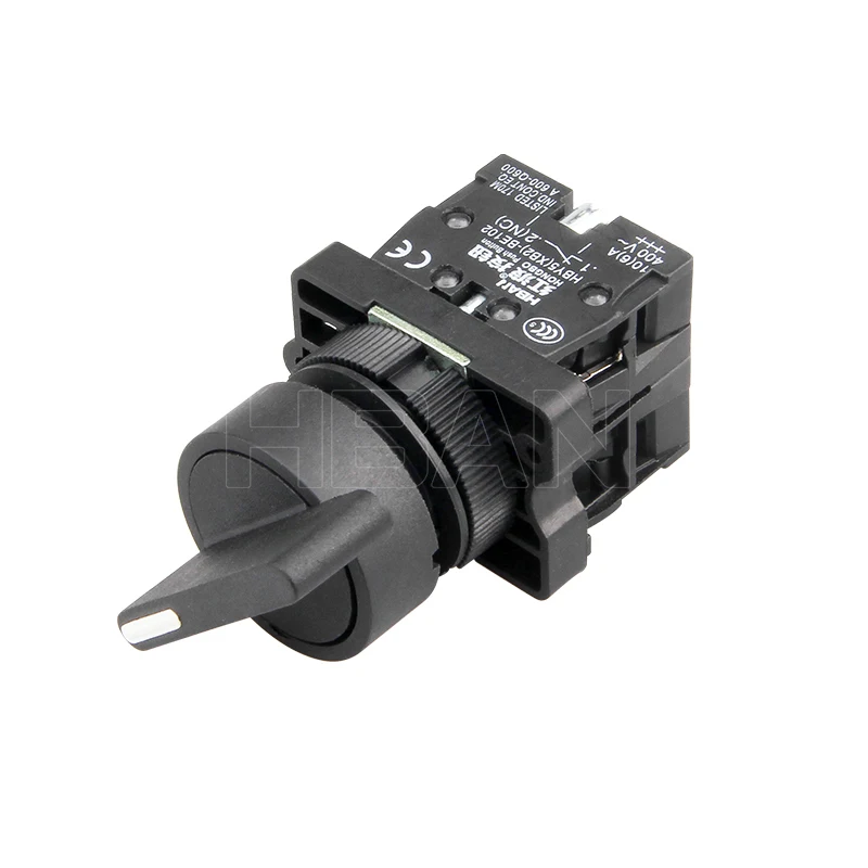 hot sale lay5 series plastic 1NO1NC latching maintained 22mm 3 Position selector switch