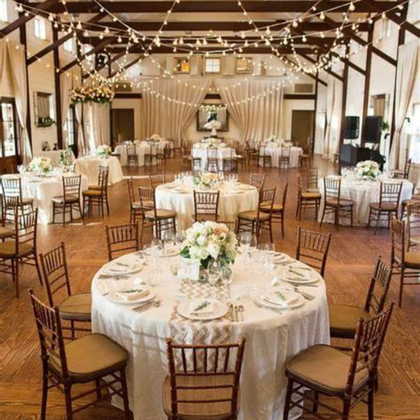 Factory price wholesale white wood/resin tiffany chair for Banquet/Wedding/Event