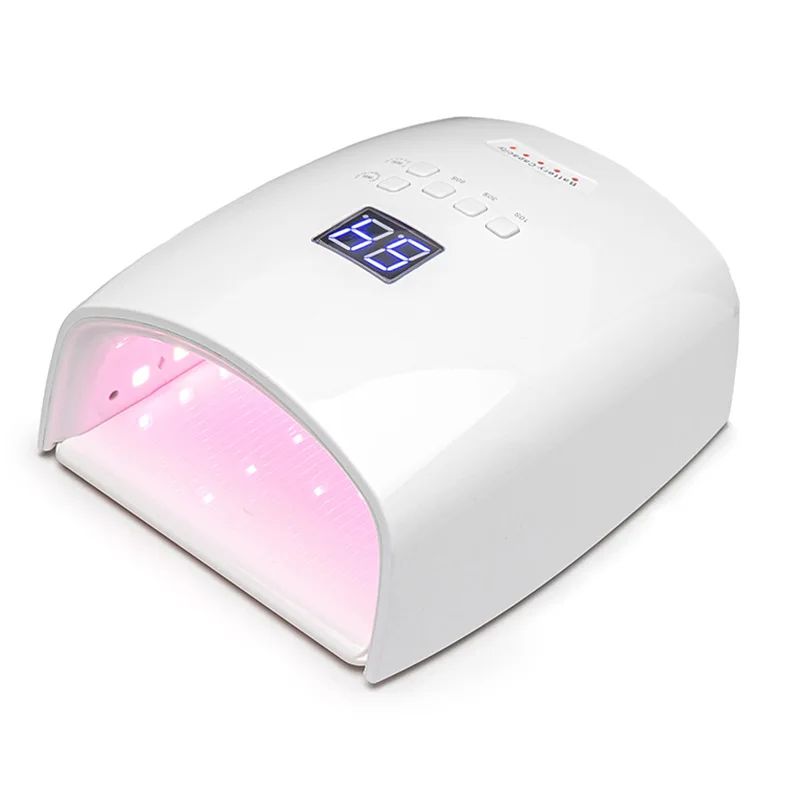 Popular Rechargeable Nail Lamp 48w Nails Polish Dryer Machine Red Light Cordless UV LED Nail Lamp